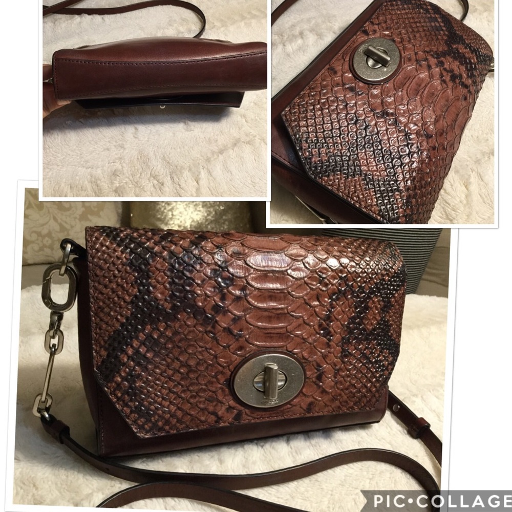 Coach Beecker Python Clutch/Crossbody - image 8
